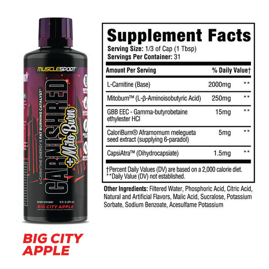 Muscle Sport - Carnishred + Mito Burn